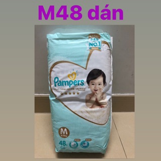 Tã/bỉm dán pampers nhật bản gói l40/m48 miếng