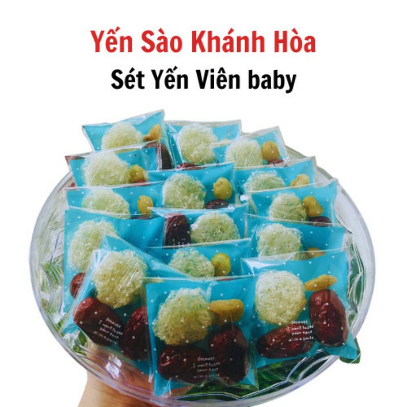 Combo 50 Sét Yến Baby Mix Sẵn + Đồ Chưng Kèm - Yến Sào Khánh Hòa Nguyên Chất 100%