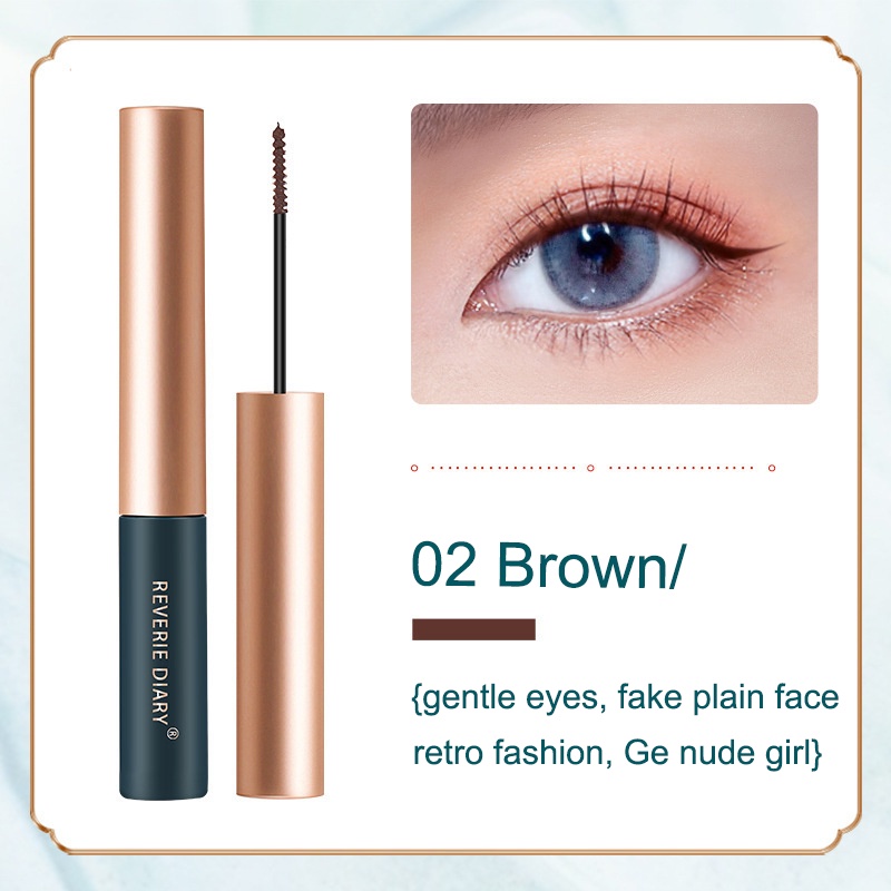 Mascara REVERIE DIARY chống thấm nước chuốt cong mi thời trang với 4 màu lựa chọn | BigBuy360 - bigbuy360.vn