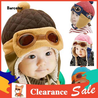 (Clearance) Mũ Phi Công Che Tai Đáng Yêu Cho Bé