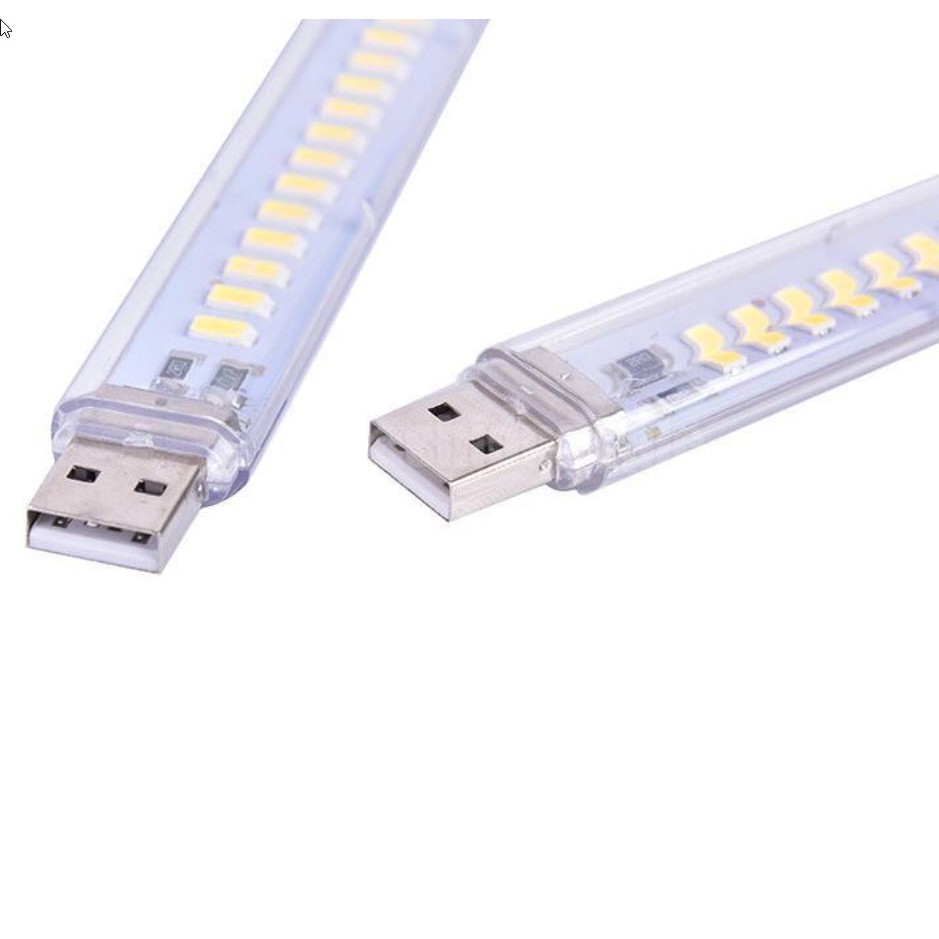 [HCM - GIÁ RẺ] ĐÈN LED USB TRONG SUỐT BÓNG SIÊU SÁNG 3 BÓNG - 8 BÓNG - 24 BÓNG TRẮNG - VÀNG | đèn led usb