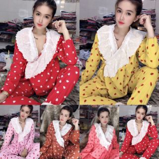 Set tiểu thư phối ren dạng kimono