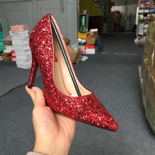 Giày cao gót màu đỏ size 33 (mspC1)