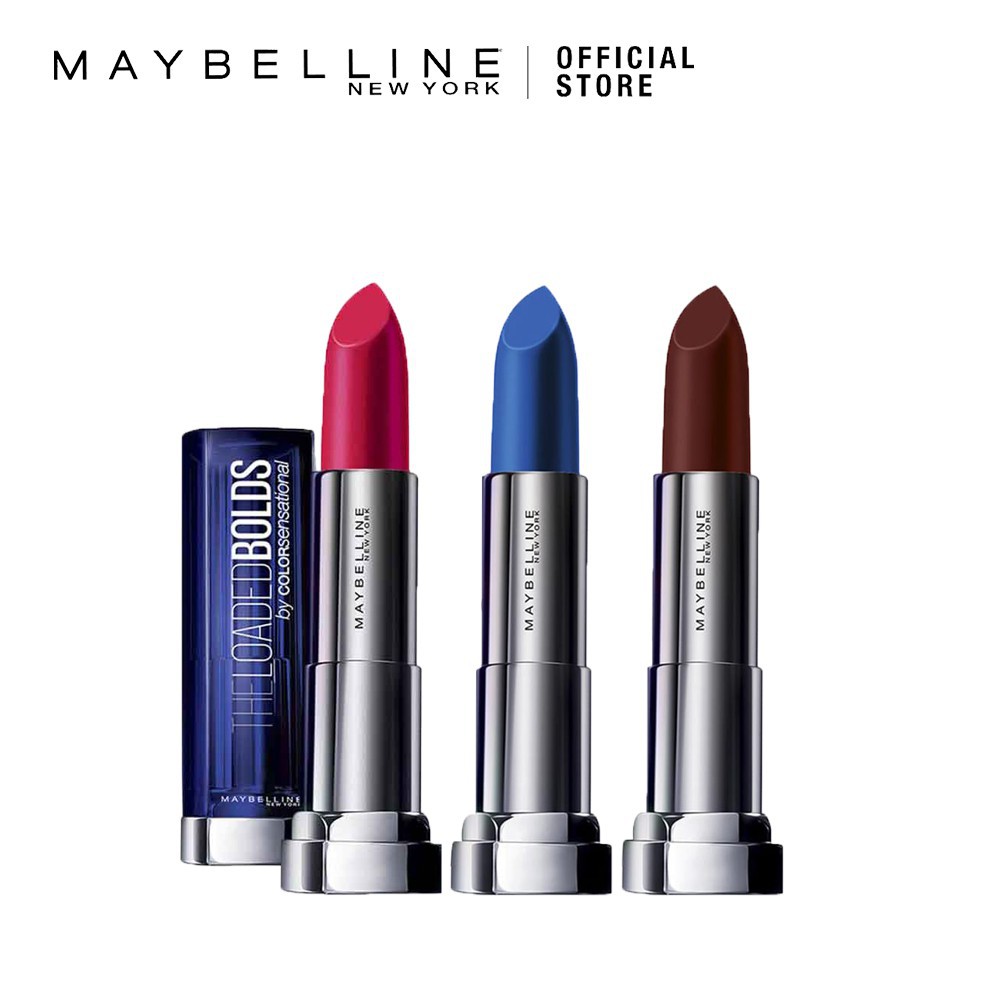 Son Maybelline New York Loaded Bolds 10 Smoking Red