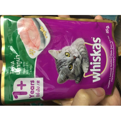 Pate Whiskas Pate Junior cho mèo lớn và nhỏ pate mèo gói 80g