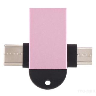 Đầu Chuyển Đổi Usb 3.0 Sang Type-C + Micro Usb Đa Năng