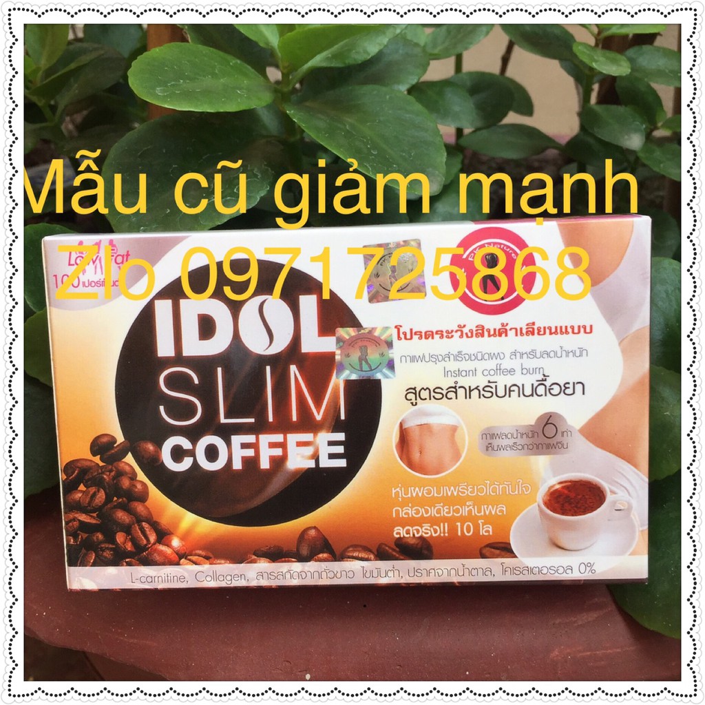 coffee idol slim [mâu cũ giảm manh 100%]