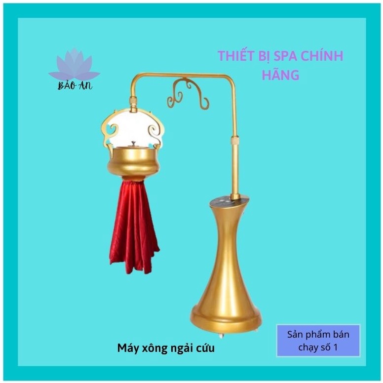 Máy xông ngải linh hoạt bảo hành 12th cho spa