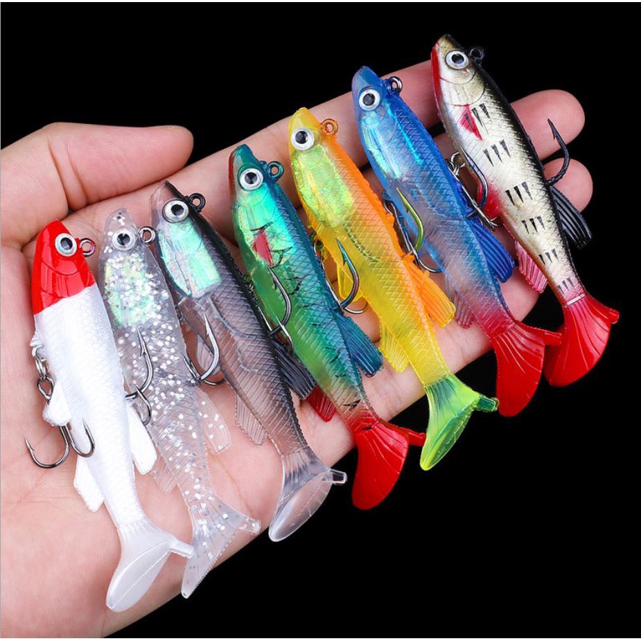 Mồi Câu Cá Giả Bằng Silicone Mềm 8cm 13g