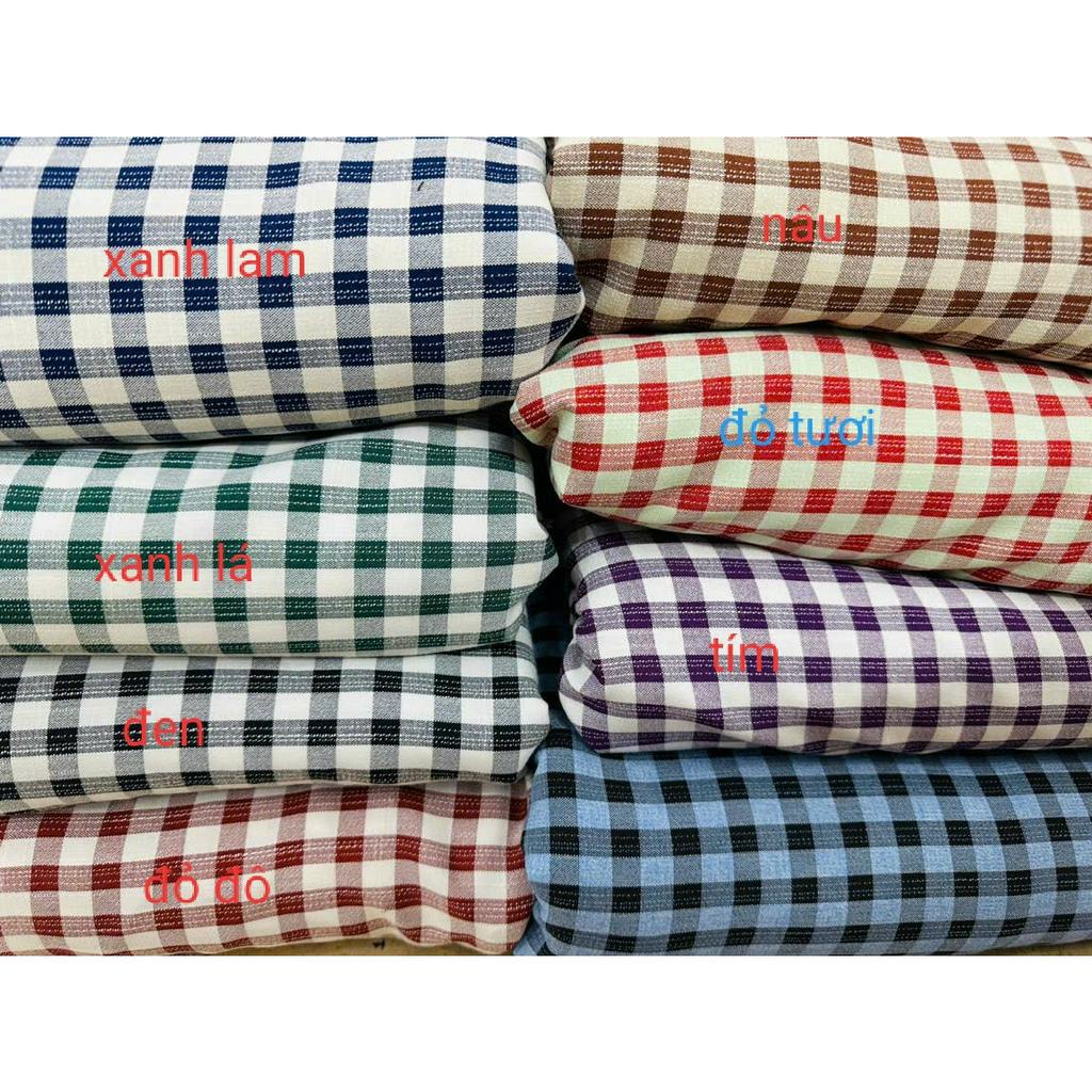 Vải đũi caro xiêu hot ,mền,mịn,mát