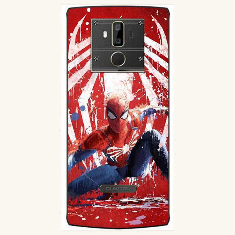 Ốp Lưng Silicone Tpu Mềm Hình Siêu Anh Hùng Marvel Cho Oukitel K7 Power Pro K 7