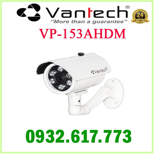 Camera IP hồng ngoại VANTECH VP-153AHDM 1.3 Thân