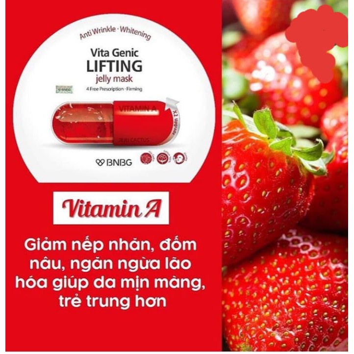 COMBO 5 Mặt nạ Banobagi Vita Genic Lifting Jelly Mask  - Cosmetic999