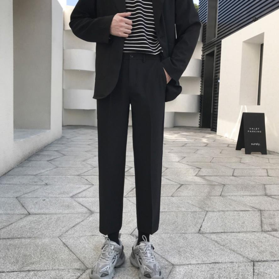 Quần Tây Nam Công Sở, Quần Âu Nam Hàn Quốc Cao Cấp Dày Dặn Hot Trend 2023