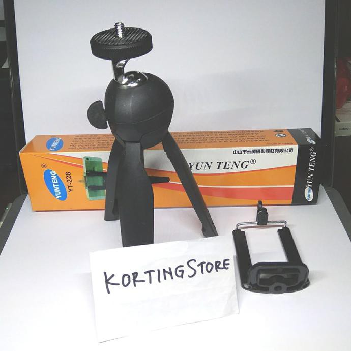 YUNTENG Chân Máy Ảnh Tripod Yt-228 Chất Lượng Cao