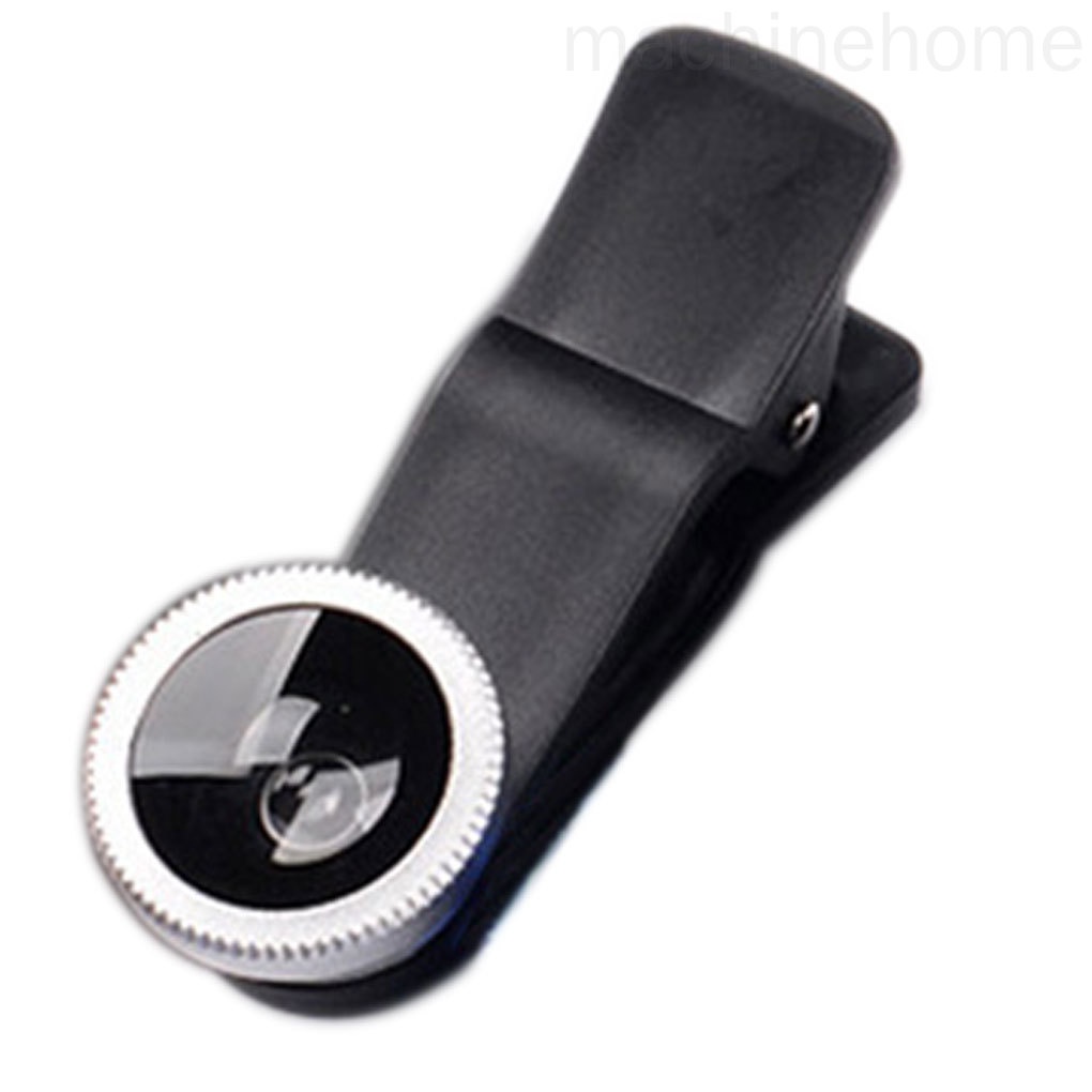 Bộ ống kính dạng kẹp kiểu mắt cá góc rộng 180 độ 0.67X 3 trong 1 cho camera điện thoại