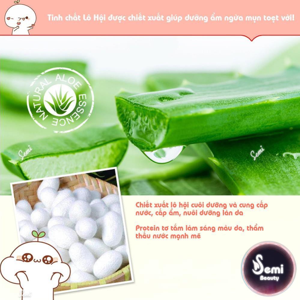 Mặt nạ giấy dưỡng trắng da mụn cấp ẩm thải độc Nước biển Nha đam Lựu đỏ Images | BigBuy360 - bigbuy360.vn