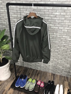 Áo khoác dù 1 sọc (có size lớn)