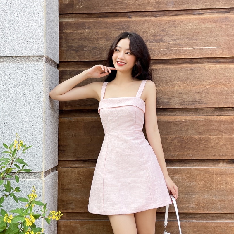 Đầm 2 dây bố Ellyclothing