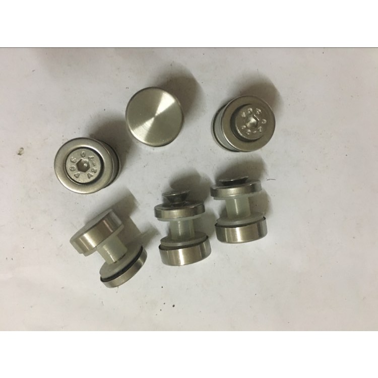 Ốc bắt kính tay trụ cầu thang, trụ lan can kính inox304