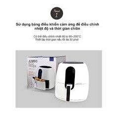 (BIG SIZE) NỒI CHIÊN KHÔNG DẦU LOCK&LOCK ĐIỆN TỬ 5,2l EJF351BLK