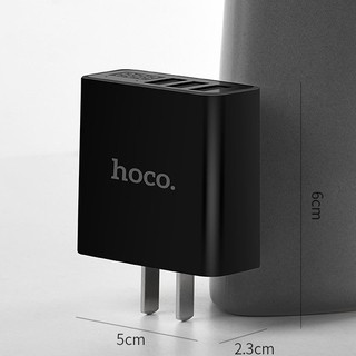 Cốc Sạc Hoco C15 3 Cổng USB Có Màn Hình