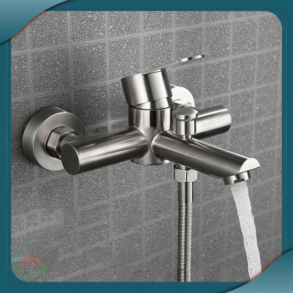 Củ sen tắm nóng lạnh INOX 304 kiểu dáng tay trúc đủ bộ( củ sen + chân Z + ốp che) siêu bền, chống hoen gỉ