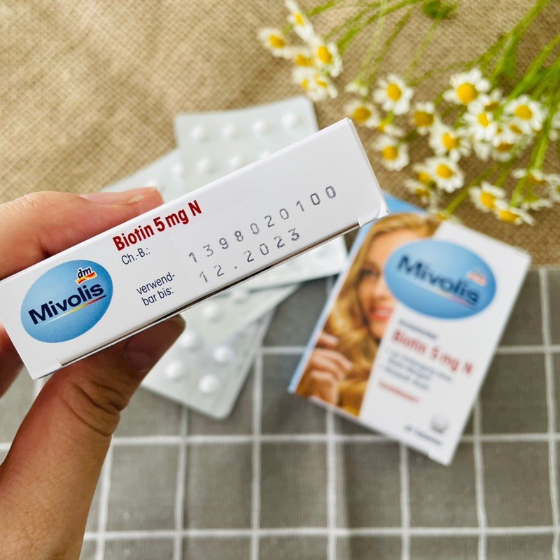 viên uống dày tóc biotin mivolis | BigBuy360 - bigbuy360.vn