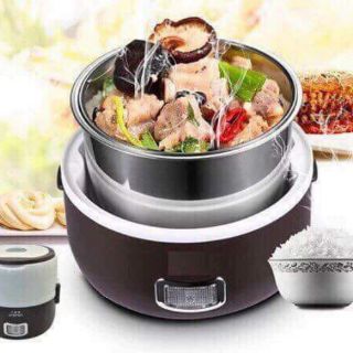Hộp cơm cắm điện inox 3 tầng