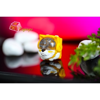 Sirius Keycaps - Vàng Trắng - Artisan Keycaps - Nút bàn phím cơ - Trang trí bàn phím cơ Sirius