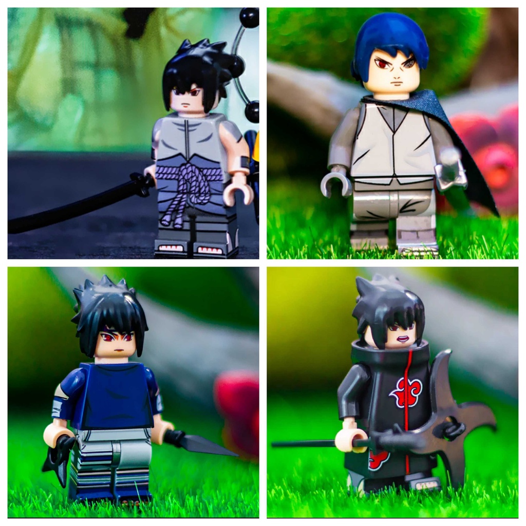 lego sasuke uchiha mô hình lắp ghép naruto