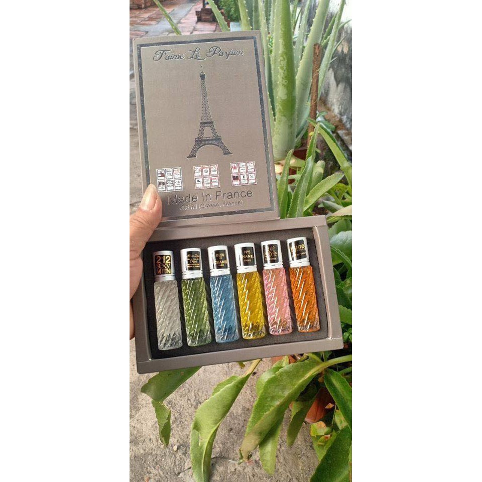 Set 6 chai nước hoa tháp (màu ngẫu nhiên) | BigBuy360 - bigbuy360.vn