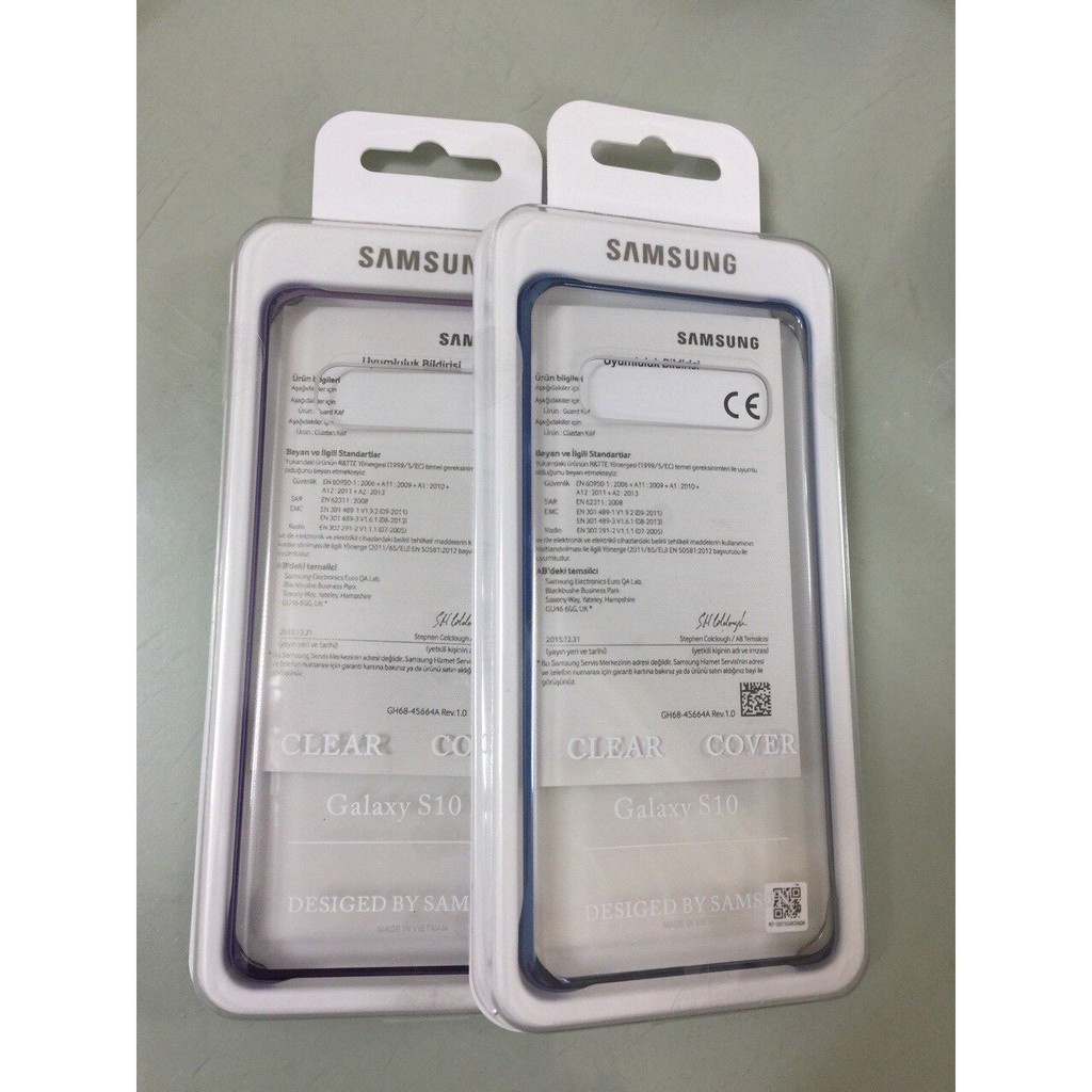 Ốp Lưng Clear Cover Cho Samsung Galaxy S10, Ốp Lưng Samsung S10 Sang Trọng