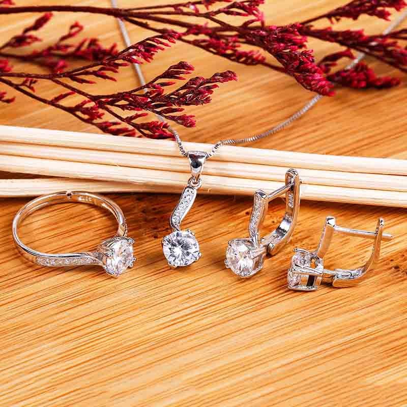 EROPI -Bộ trang sức bạc Sophia Love   Jewelry