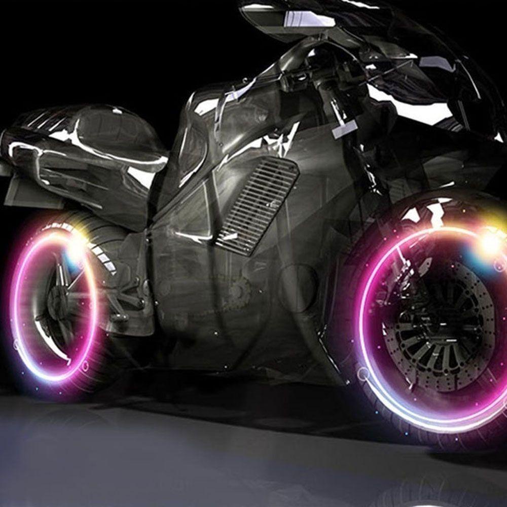 HOT WHEELS Đèn Led Gắn Van Bánh Xe Đạp Leo Núi / Xe Hơi Thời Trang