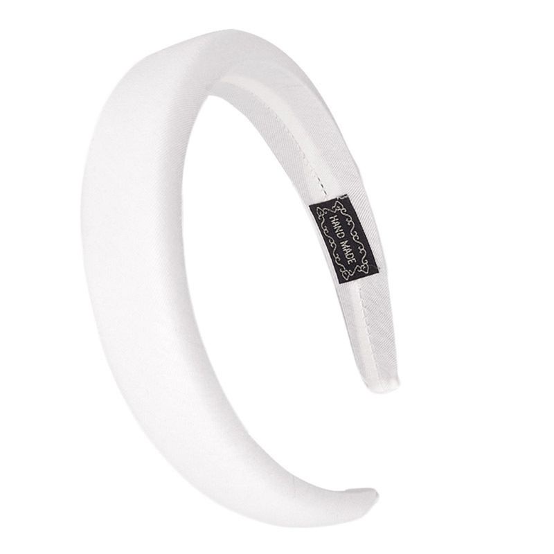 Băng Đô Bằng Xốp Dày Màu Kẹo Trơn Chống Trượt Phong Cách Dân Tộc Cổ Điển Dành Cho Bạn Nữ