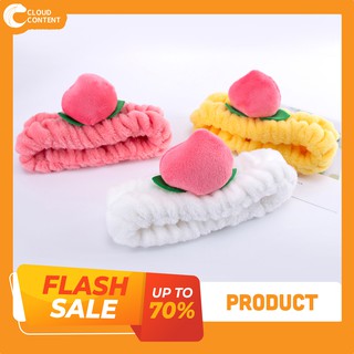 [SỈ=LẺ] - Băng Đô Quả Đào Vải Bông Nhung Siêu Mềm