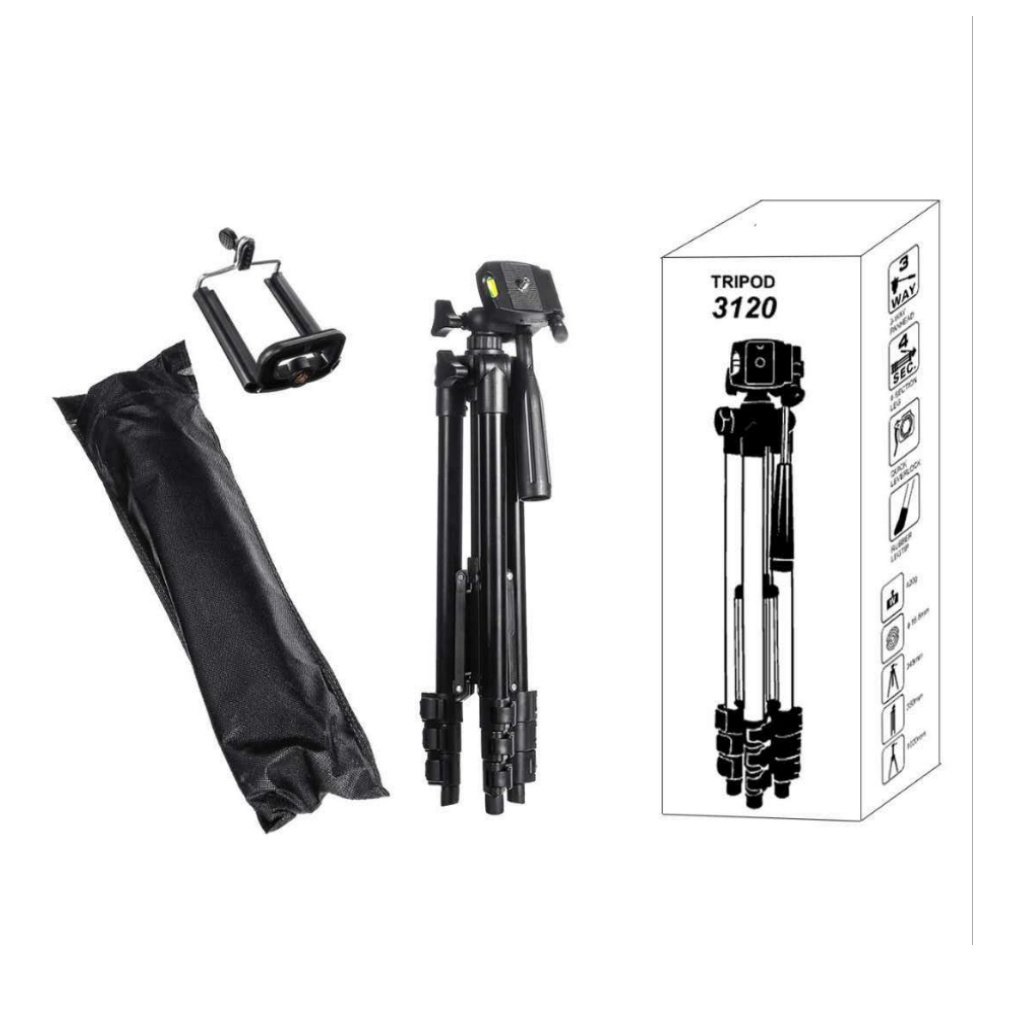 Gậy chụp ảnh 3 chân Tripod 3120, giá đỡ điện thoại, cây chụp hình quay livestream - KYWI SHOP