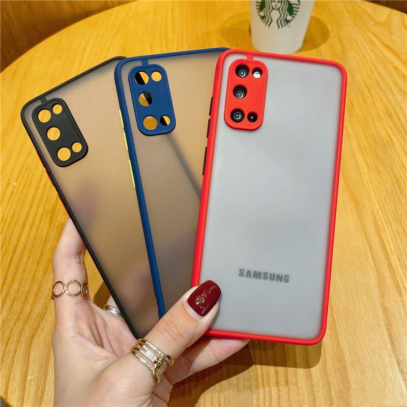 Ốp điện thoại mặt nhám chống sốc bảo vệ camera thích hợp cho Samsung Galaxy A51 A71 5G A21S A31 A11