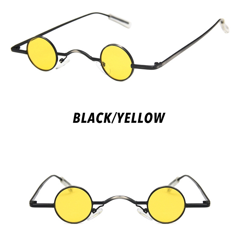 Kính Mát Gọng Tròn Màu Sắc Ngọt Ngào Phong Cách Retro