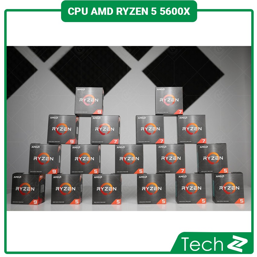 CPU AMD Ryzen 5 5600X (3.7 GHz Upto 4.6GHz / 35MB / 6 Cores, 12 Threads / 65W / Socket AM4) | BigBuy360 - bigbuy360.vn