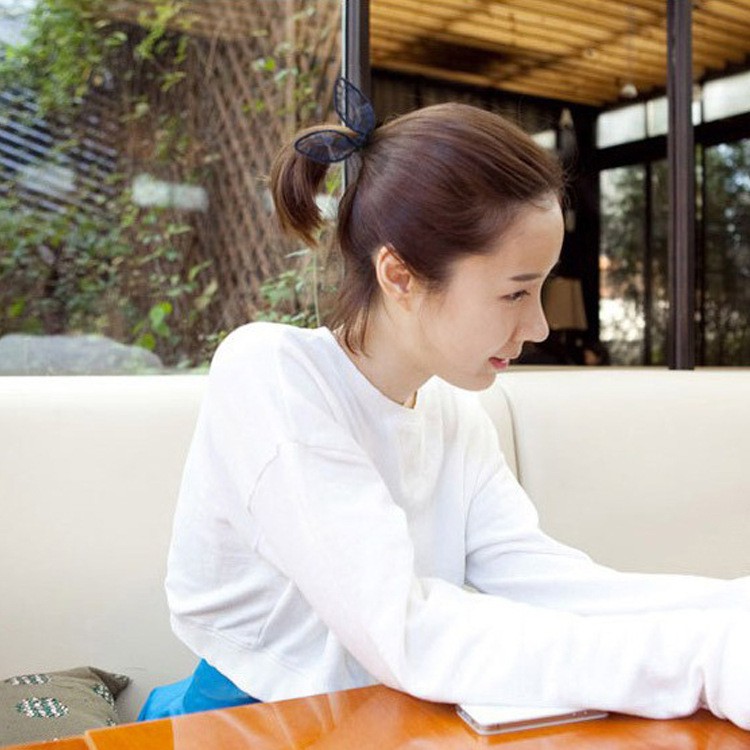 [Mã FAMARAL1 giảm 10K đơn 50K]K84 Kẹp tóc cột tóc tai thỏ ren giá rẻ