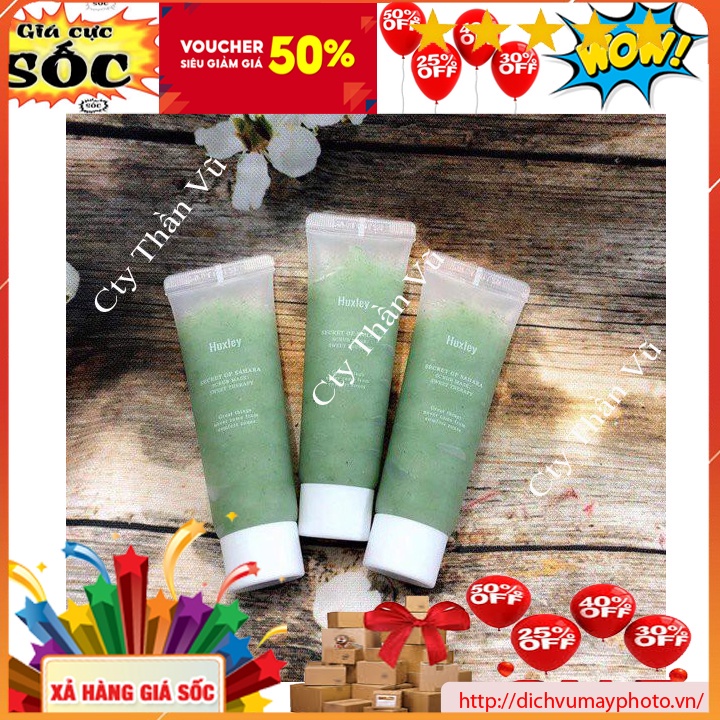 Mặt Nạ Tẩy Tế Bào Chết Huxley Scrub Mask Sweet Therapy 30g phù hợp Với Mọi Loại Da kholinhkienmayin