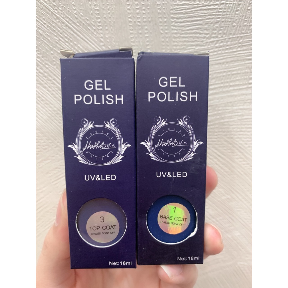 Base Top Gepolish ,Base Top Mỹ Hàng Siêu Bền - Siêu Bóng Trùm Nail Mi