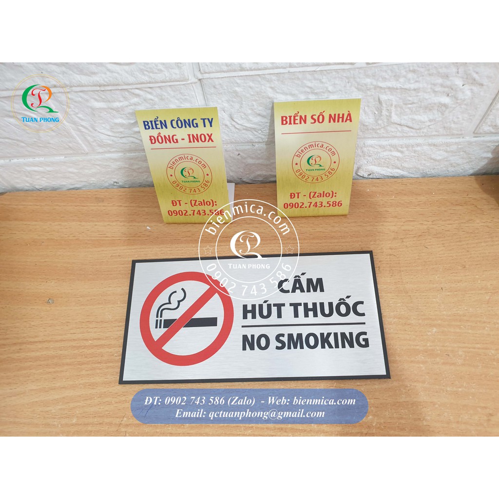 Biển phòng ban - Biển tên công ty và Biển chức danh Nhôm Đồng Inox Mica - Giao Ngay