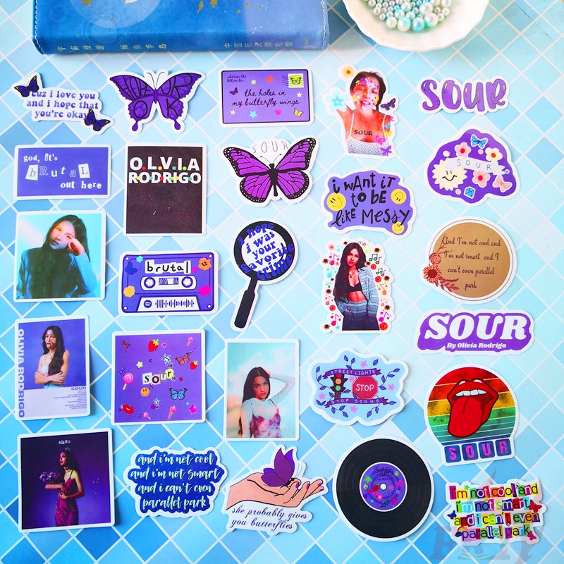 Bộ 100 Cái/Bộ ❉ Nhãn Dán Olivia Rodrigo Series B ❉ Miếng Dán Trang Trí Thời Trang Chống Thấm Nước