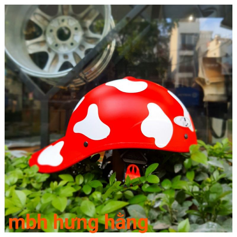 mũ bảo hiểm lưỡi trai thể thao cao cấp thời trang gắn đá ngọc lấp lánh