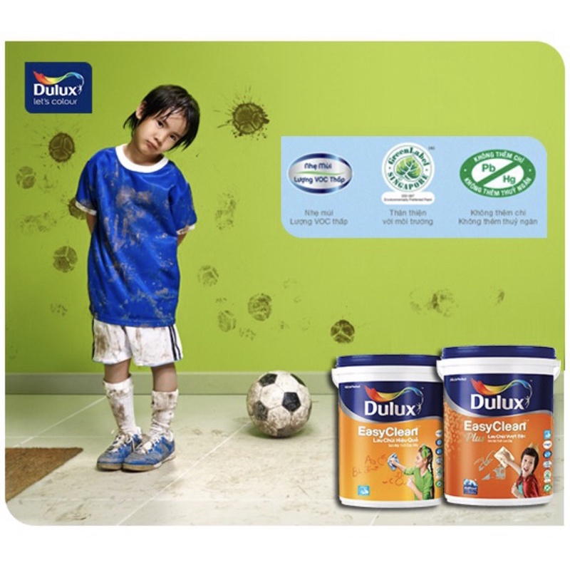 Sơn Dulux Nội Thất Lau Chùi Hiệu Quả Bóng