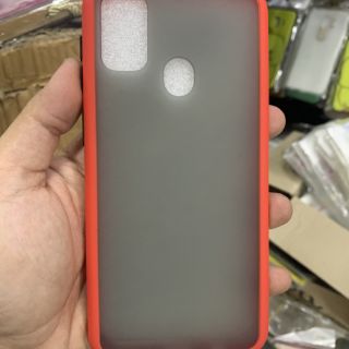 Ốp Samsung M30S viềng dẻo lưng nhám