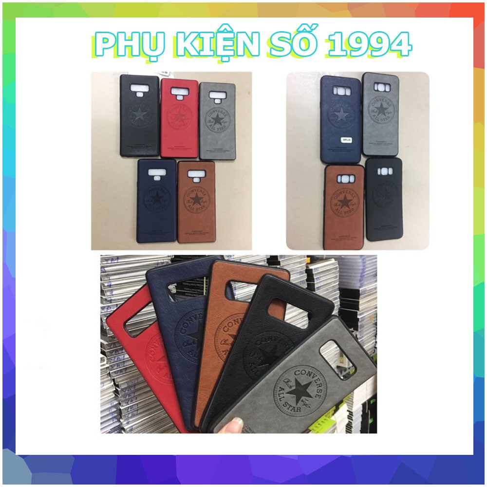 Ốp Lưng Giả Da Converse Samsung Note8/Note9/Note5/S8plus/S8